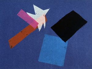 Universele Oorlog: Collagewerk door Olga Rosanova, januari 1916