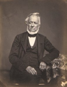 Portret van een heer met wit haar door Oliver H. Willard