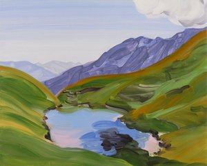 Leukerbad 27, 2014 (acryl op doek)