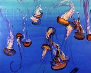 Méduses, 2012 (acryl op doek)