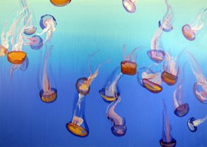 Méduses 3, 2012 (acryl op doek)