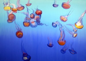 Méduses 4, 2012 (acryl op doek)