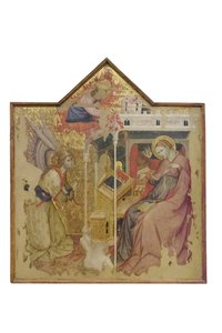 Annunciatie, c.1396 (tempera op paneel) door Olivuccio Ceccarello di Ciccarello