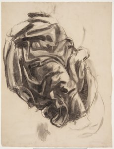 Draperiestudie door Oluf Hartmann