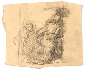 Compositiestudie door Oluf Hartmann