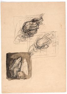 Drie compositiestudies door Oluf Hartmann