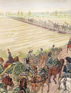 Napoleon steekt de Rijn over, 1 oktober 1805