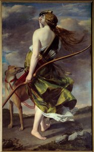 Diana de jager (schilderij door Orazio Gentileschi)