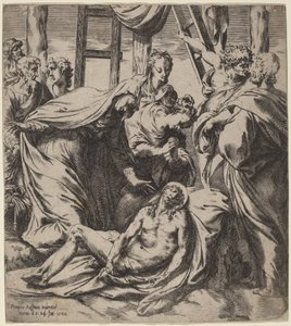 De kruisafneming door Orazio de Santis after Pompeo Cesura