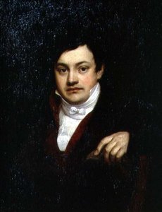 Portret van Ivan Vasilievich Kusov (1750-1819), 1808 door Orest Adamovich Kiprensky
