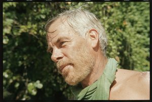 Lee Marvin op de set van 