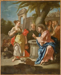 Jezus en de Samaritaanse vrouw, tweede helft 18e eeuw (olieverf op doek)