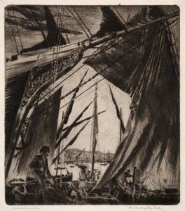 Zeilen en een Uitzicht door Orville Houghton Peets