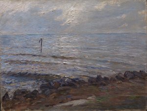 Zonlicht over de zee