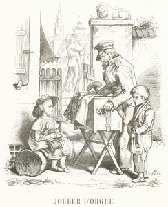J: Orgelspeler door Oskar Pletsch