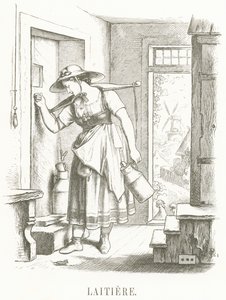 L: Melkerij door Oskar Pletsch