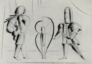 Van Het Podium bij het Bauhaus Die Bühne im Bauhaus door Oskar Schlemmer
