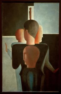 Concentrische groep door Oskar Schlemmer