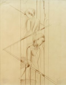 Trappenscène door Oskar Schlemmer