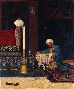 Het graf van Mehmed I, Yesil Turbe, Bursa, 1881