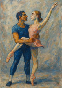 Elegante balletomhelzing door Osvaldo Russo