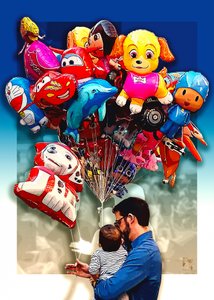 Ballonnen met 
