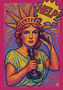 De oproep van Lady Liberty door Osvaldo Russo