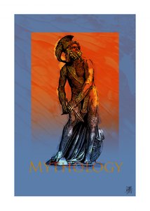 Mythologische krijgsheld door Osvaldo Russo