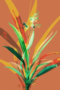Levendige abstracte plant door Osvaldo Russo