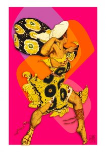 Levendige retro-danseres door Osvaldo Russo