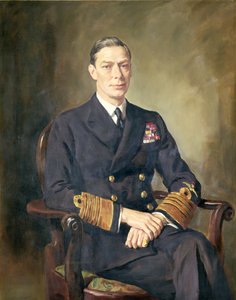 Koning George VI door Oswald Hornby Joseph Birley