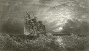 HMS Galatea op een Cruise door Oswald Walters Brierly
