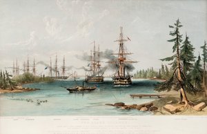 De Åland-eilanden op 22 juli 1854, 1855 door Oswald Walters Brierly