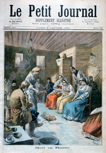 Kerstmis in Rusland, 1893 1894 door Oswaldo Tofani