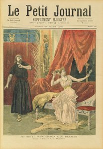 Mademoiselle Sibyl Sanderson (1865-1903) en Monsieur Jean Francois Delmas (1861-1933) in 
