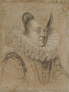 Portret van Margherita, hertogin van Ferrara, begin 17e eeuw