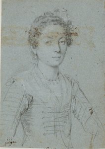 Portret van een vrouw, halflang
