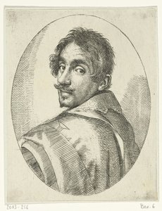 Zelfportret van Ottavio Leoni