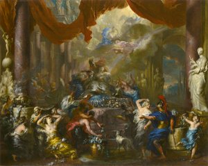 Duits: Der Tod der Dido De dood van Dido door Ottmar Elliger the Younger
