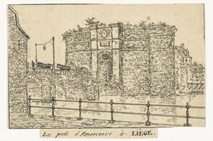 Amercoeurpoort te Luik door Otto Baron Howen