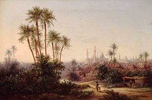 Uitzicht op Caïro, 1867
