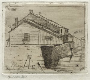 Huisjes, Cleveland, 1878 door Otto H. Bacher