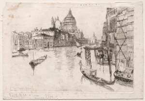 Ingang van het Canal Grande, 1880