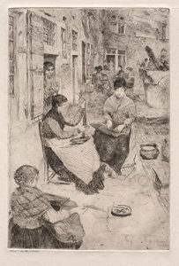 Etsen van Venetië: Kralenrijgers, 1882