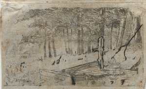 Kleine studie van bomen, 19e-20e eeuw door Otto H. Bacher