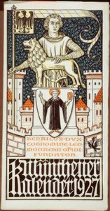 Het wapen van de Volksstaat Hessen (1920) door Otto Hupp