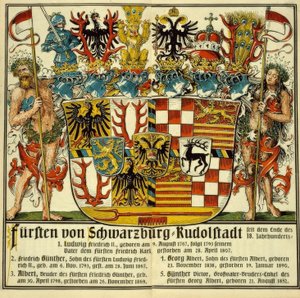 Vorsten van Schwarzburg-Rudolstadt door Otto Hupp