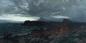 Herfstavond aan de kust, Kinn door Otto Ludvig Sinding