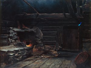 Røkovnstue, Oppstryn door Otto Ludvig Sinding