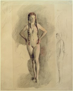 Meisje met medaillon